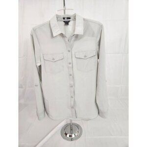 EDDIE‎ BAUER Light Pale Green Departure Career Work Staple Lightweight Top SZ S